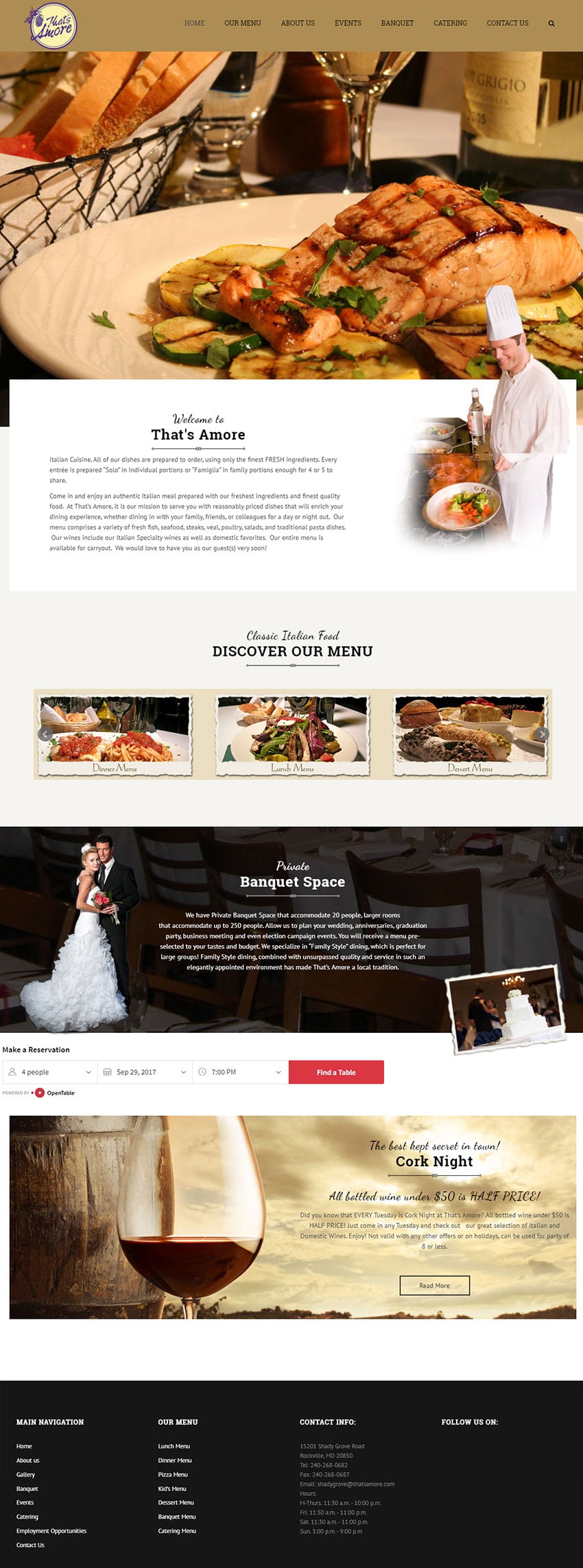 Restaurant Web Design Services